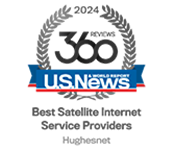 U.S. News & World Report Best Satellite Internet Provider of 2024 award