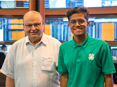 Dhruv and Hughes President and CEO Pradman Kaul