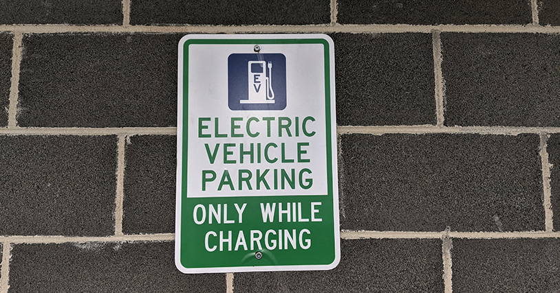 Electric vehicles parking