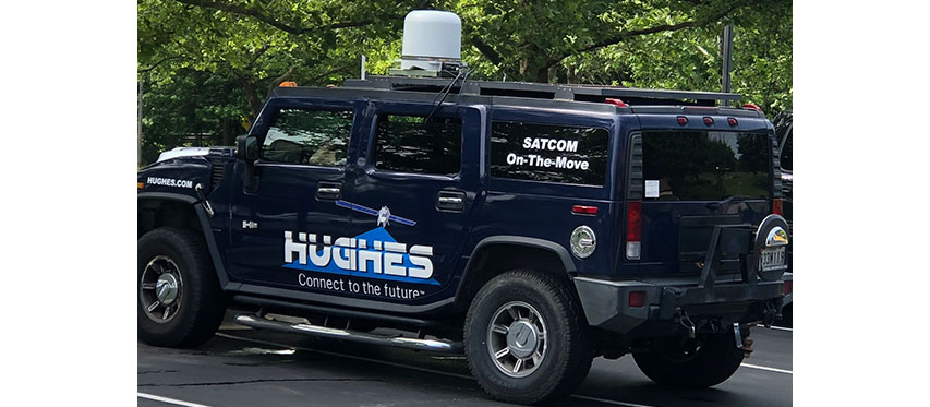 Hughes SATCOM vehicle