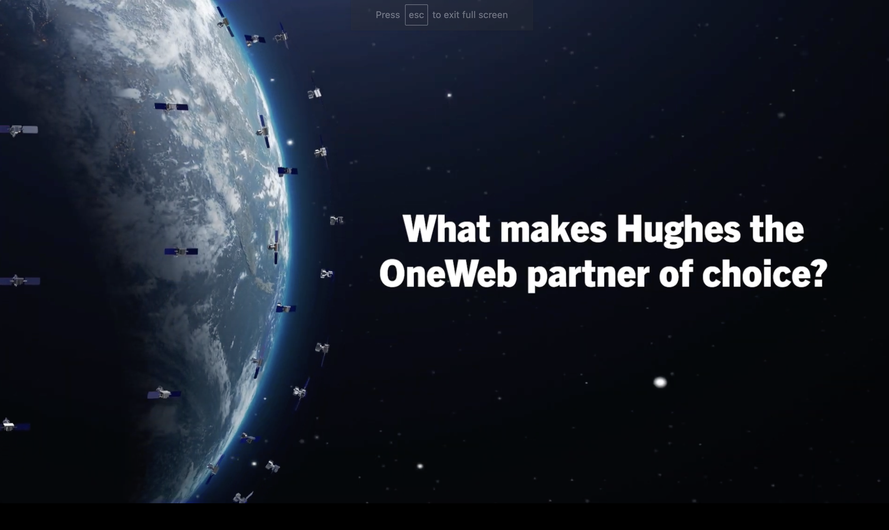 Hughes, the OneWeb Partner of Choice