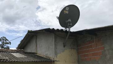 satellite on roof
