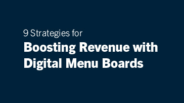 9 Strategies for Boosting Revenue with Digital Menu Boards