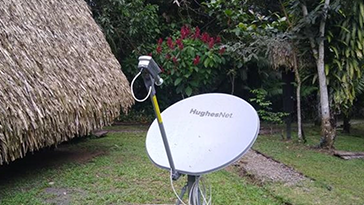 Satellite in the Amazon