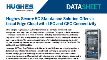 Hughes Secure 5G Solution Sheet thumbnail