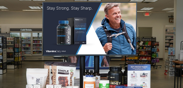 Multi vitamin digital sign