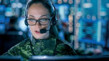 woman working at computer