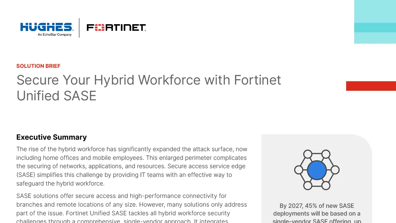 Secure Your Hybrid Workforce with Fortinet Unified SASE
