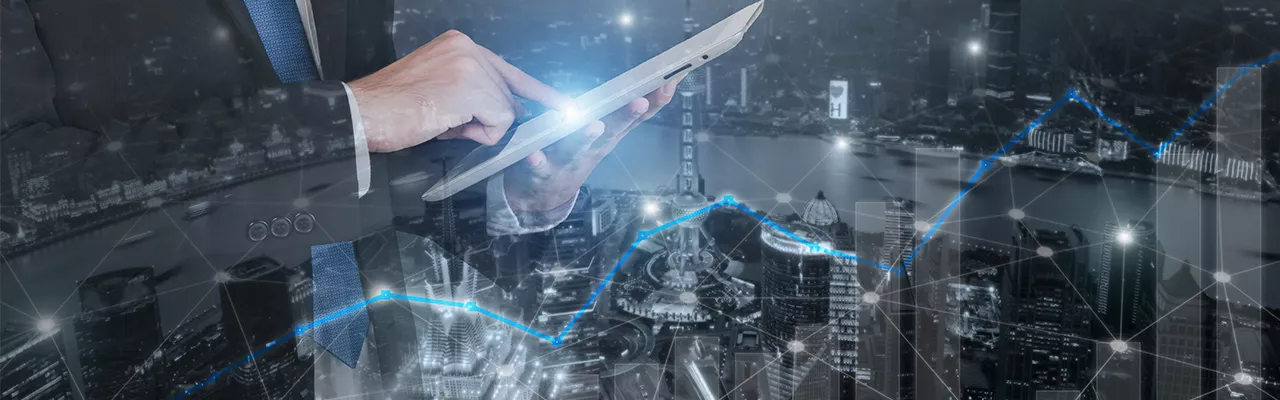 image of connected city