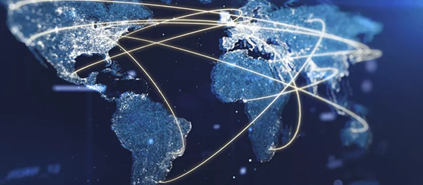 5 for 50 header globe graphic