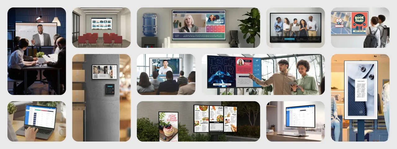 Digital Signage Collage 
