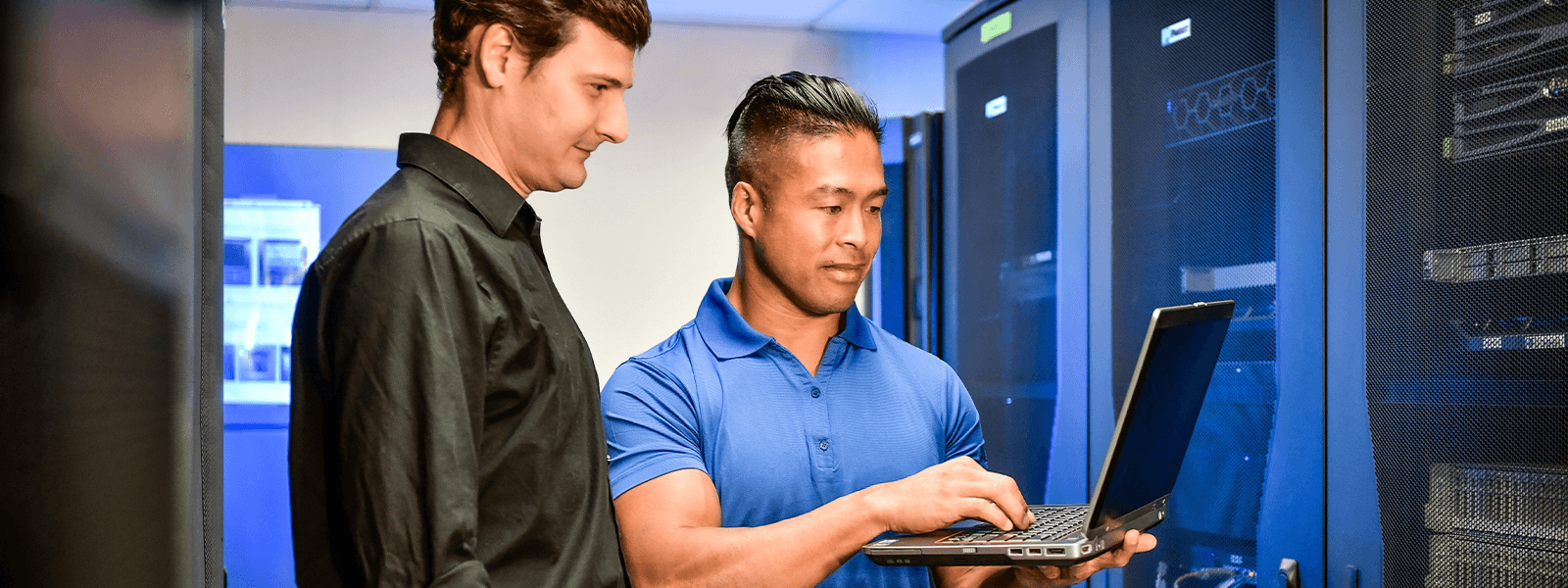 Managed Service Provider Engineers in a data center