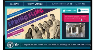 On Campus Digital Signage