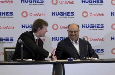 Hughes OneWeb Signing