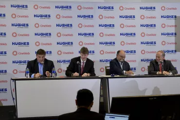 Hughes OneWeb Signing