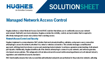 Managed Network Access Control Solution Sheet