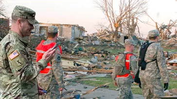 soldiers on scene after emergency