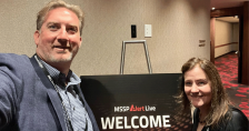 Carl Udler and Niki Eastley at MSSP Alert Live