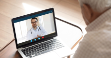 Telehealth visit with doctor