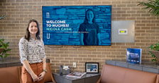 Nicole Cash visits Hughes HQ