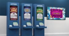 Customizable digital signage for lotteries