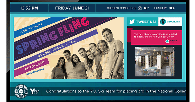 How On-campus Signage Raises Awareness & School Spirit