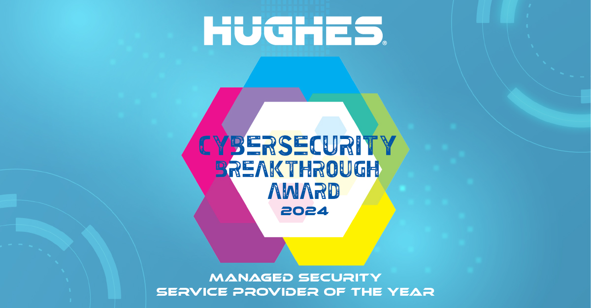 Hughes Named “MSSP of the Year” by CyberSecurity Breakthrough