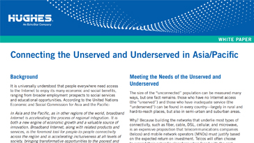 Connecting the Unserved and Underserved in Asia/Pacific