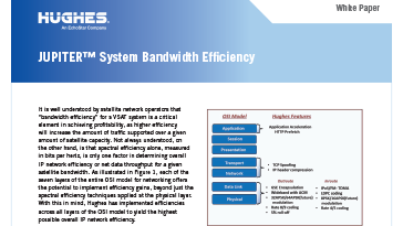 JUPITER™ System Bandwidth Efficiency