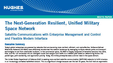The Next-Generation Resilient, Unified Military Space Network