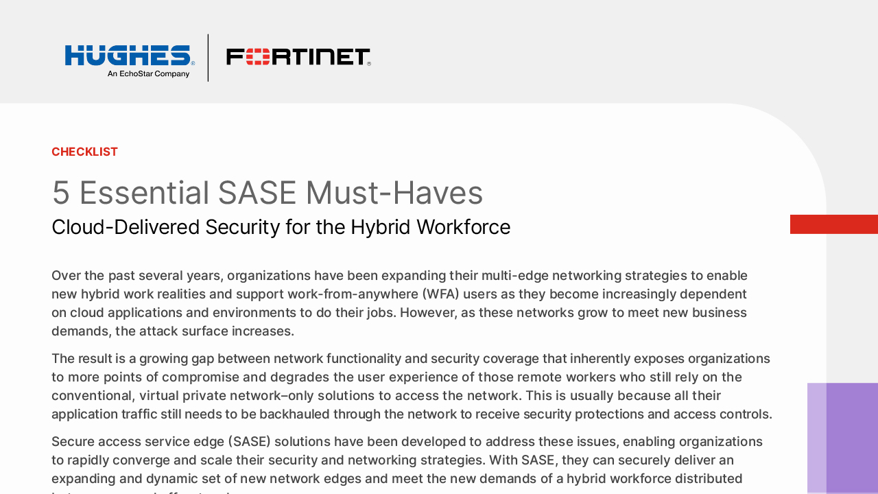 5 Essential SASE Must-Haves