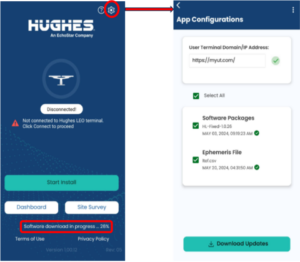 LEO App configuration step 1