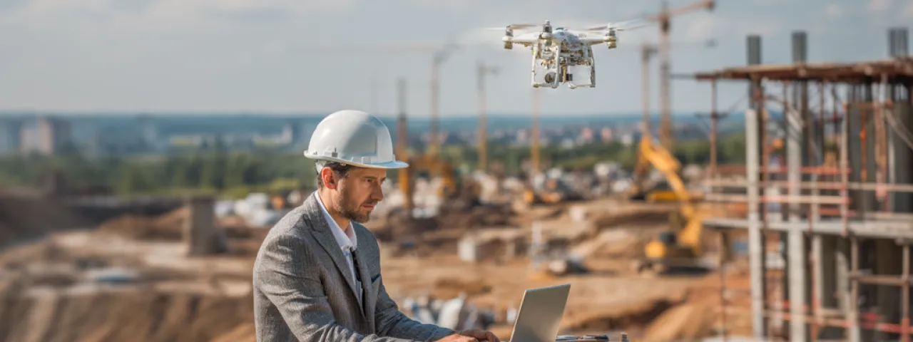 Trusted internet on a construction site