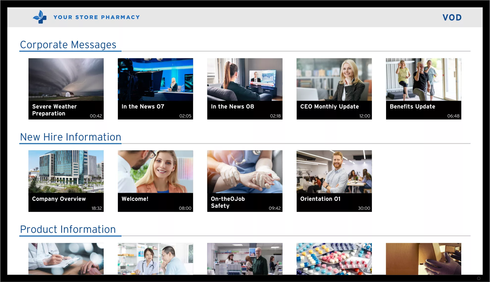 Employee Facing Signage Image