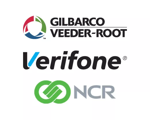 gilbarco, verifone, ncr