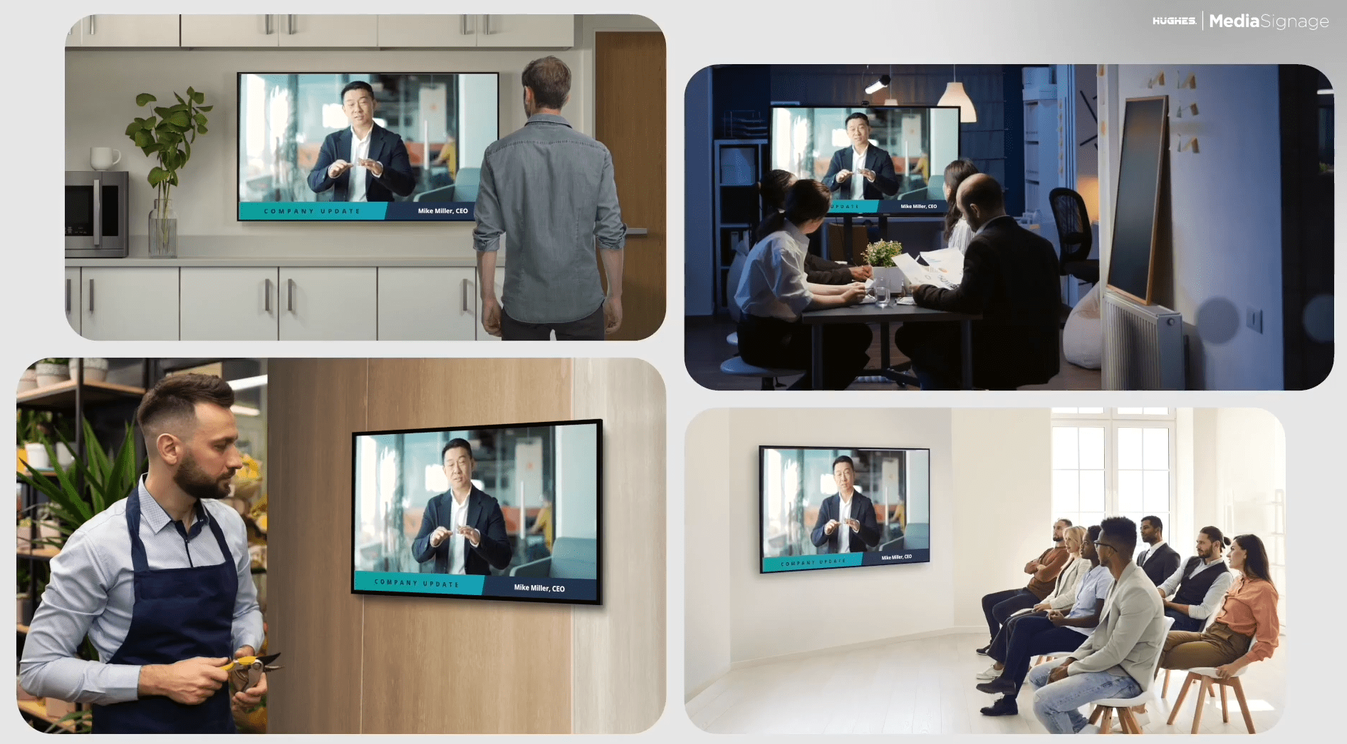 various mediasignage screen examples