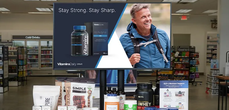 Multi vitamin digital sign