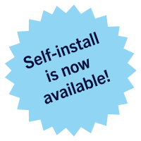 self-install available starburst