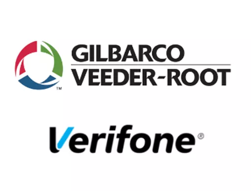 veeder-root and verifone logos