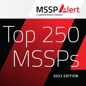 Top 250 MSSPs badge
