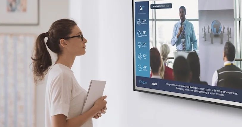 Elevate Engagement & Training: How Digital Signage Transforms Corporate Communication