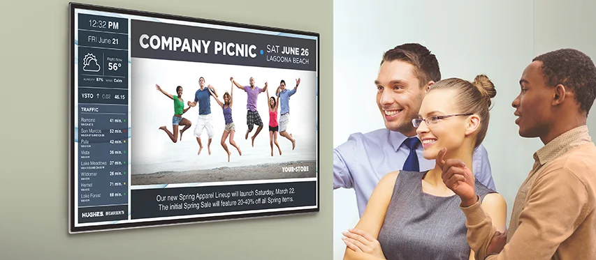 Five Ways Digital Signage Elevates the Employee Experience
