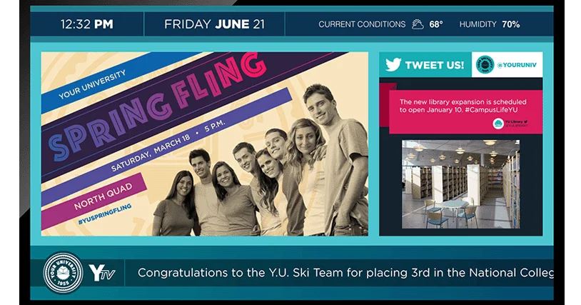 How On-campus Signage Raises Awareness & School Spirit