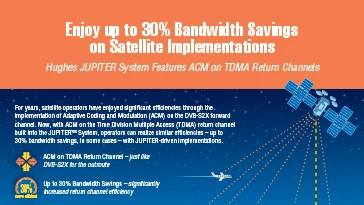 Bandwidth Savings on Satellite Implementations