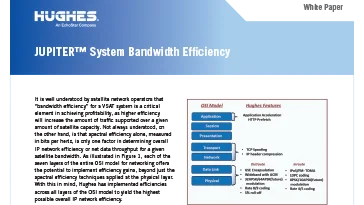 JUPITER™ System Bandwidth Efficiency