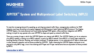 JUPITER™ System and Multiprotocol Label Switching (MPLS)