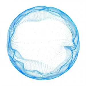 Abstract connected globe