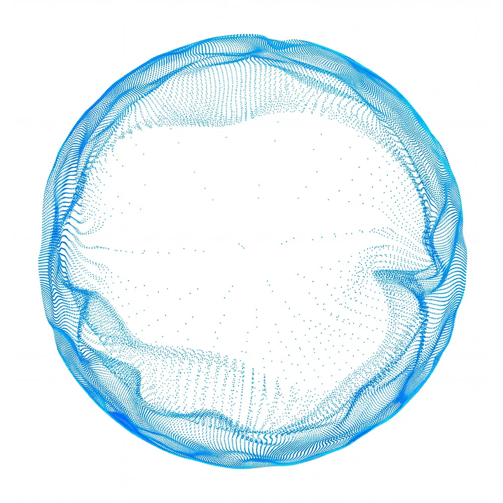 Abstract connected globe