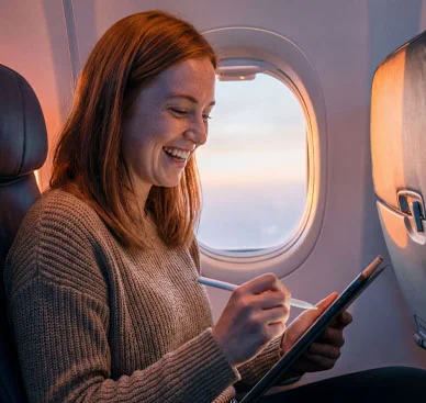 innovation in in-flight connectivity