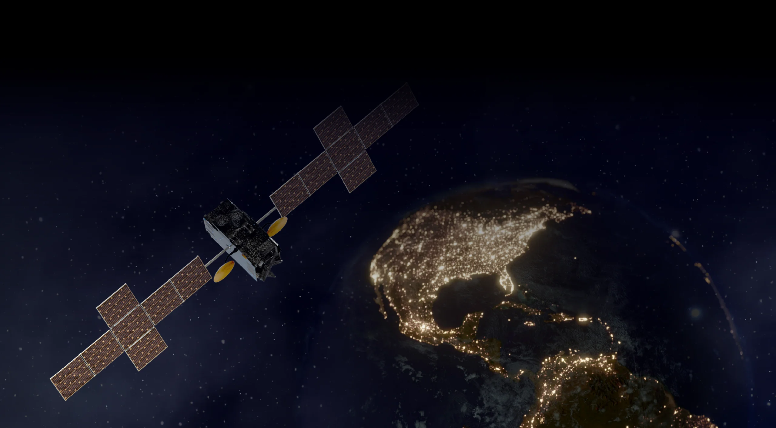 JUPITER 3 Satellite Over Americas in Space